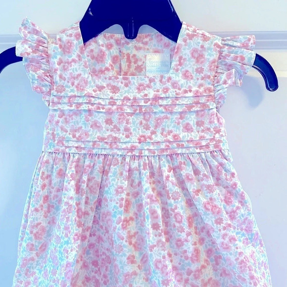 Edfehill Collection 3 M Baby Girl English Tea Pink Floral Dress w/ bloomers NWT - Picture 2 of 15
